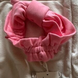 Kate Quinn elastic baby headband with bow NWT pink